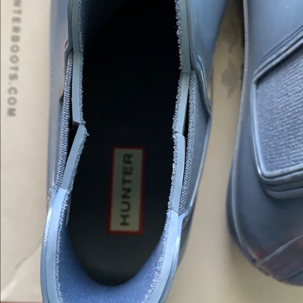 Hunter | Chelsea Ankle Rain Boots | Size 7 | Grey Blue - Picture 8 of 9